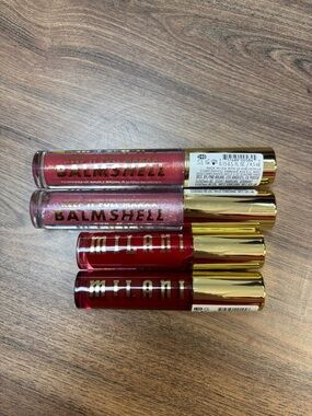 Milani Balmshell Lip Plumper (3) & Lip Oil (2) Bundle - NWT